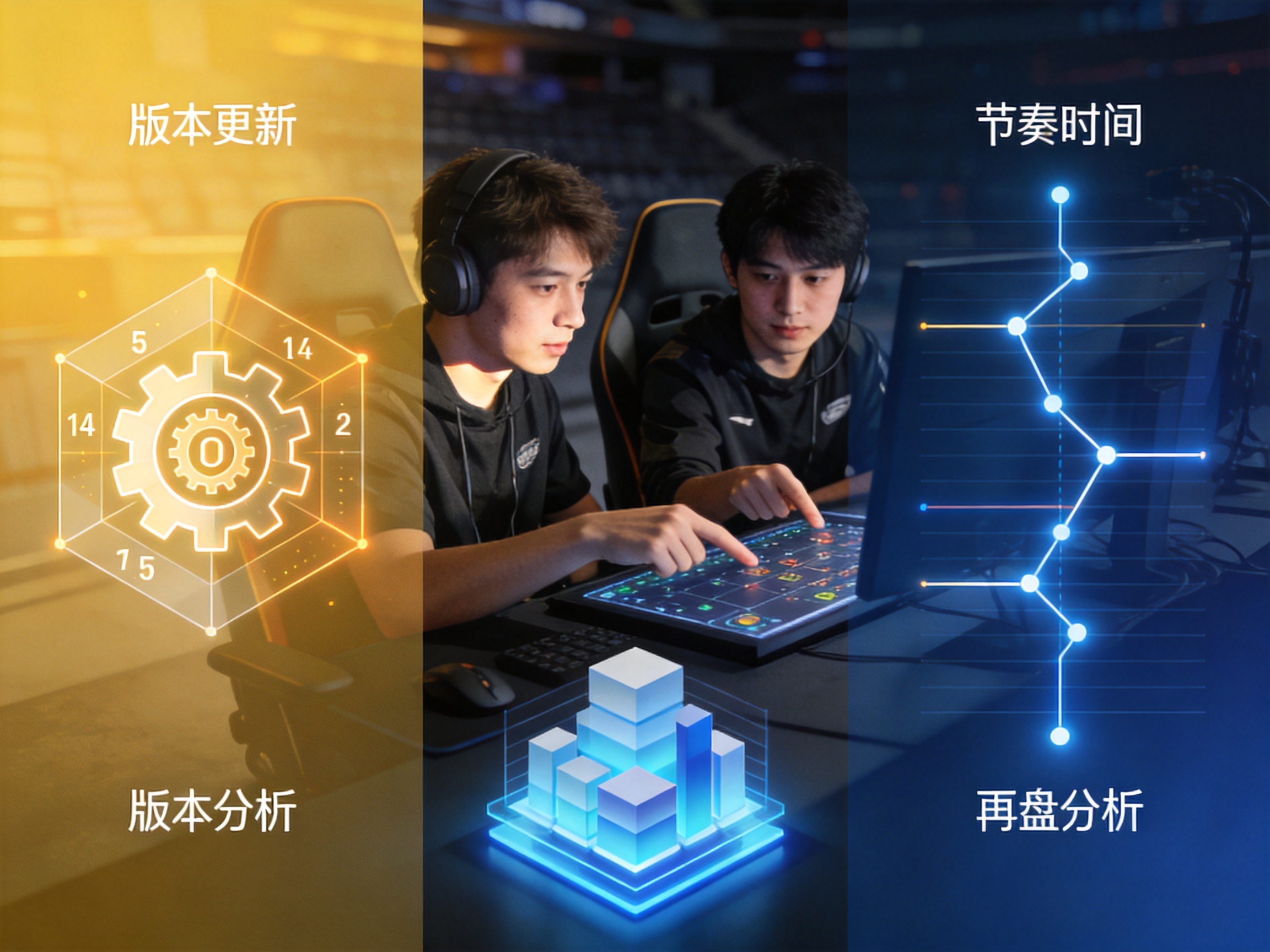 电竞战术与版本解析的图表化复盘界面